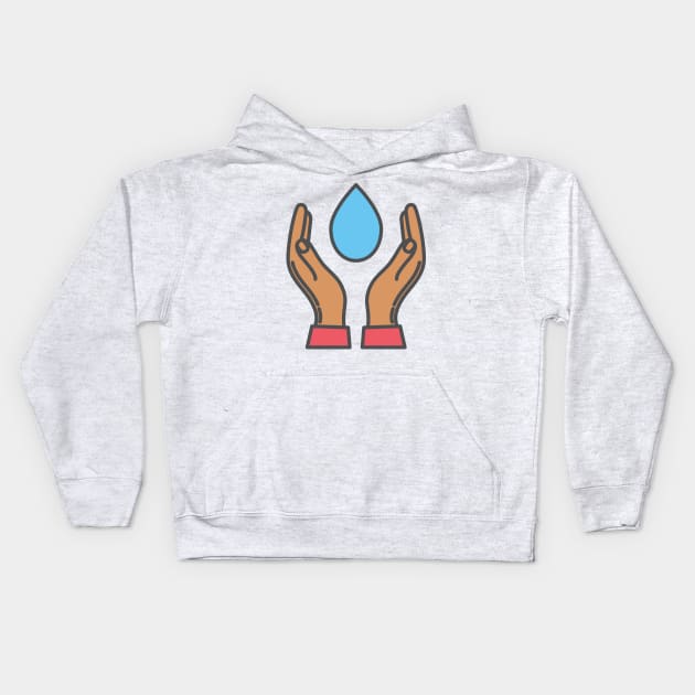 Clean Water Kids Hoodie by SWON Design